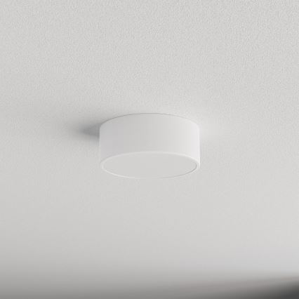 Plafondlamp voor badkamer met sensor CLEO 1xE27/24W/230V Ø 20 cm IP54 wit