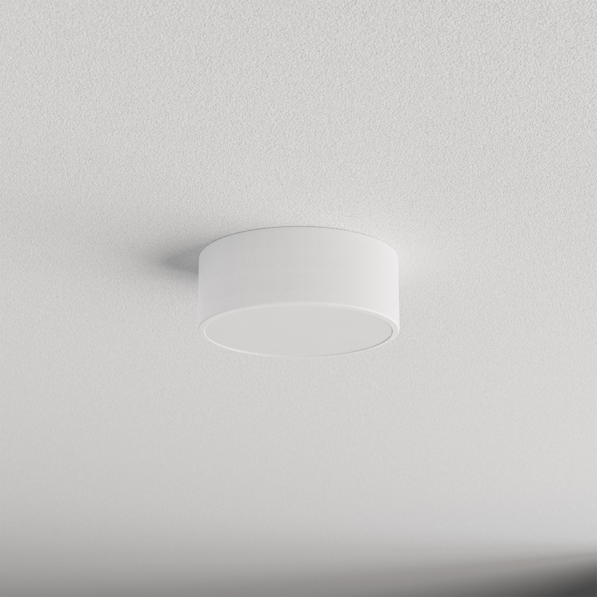 Plafondlamp voor badkamer met sensor CLEO 1xE27/24W/230V Ø 20 cm IP54 wit