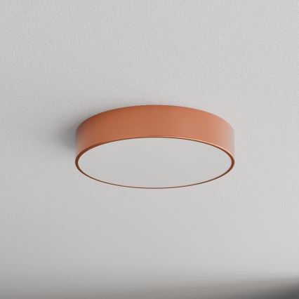 Plafondlamp voor badkamer met sensor CLEO 3xE27/24W/230V Ø 40 cm koperen IP54