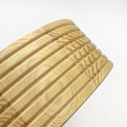 Plafondlamp voor de badkamer NATURAL MODERN 2xE27/15W/230V IP54 Ø 27,5 cm dennenhout