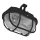 Plafondlamp voor buiten OVAL 1xE27/60W/230V IP44 zwart