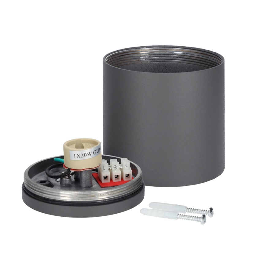 Plafondlamp voor buiten QUAZAR 1xGU10/20W/230V IP44
