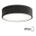 Plafondlamp voor de badkamer met sensor CLEO, 2xE27/24W/230V, Ø 30 cm, zwart, IP54