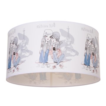 Plafondlamp voor kinderkamer GIRLS VIBES 1x E27/60W/230V, Ø 40 cm, Paris