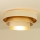 Plafondlamp WENTA 1xE27/60W/230V Ø 50 cm beige/goud