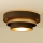 Plafondlamp WENTA 1xE27/60W/230V Ø 50 cm bruin/goud