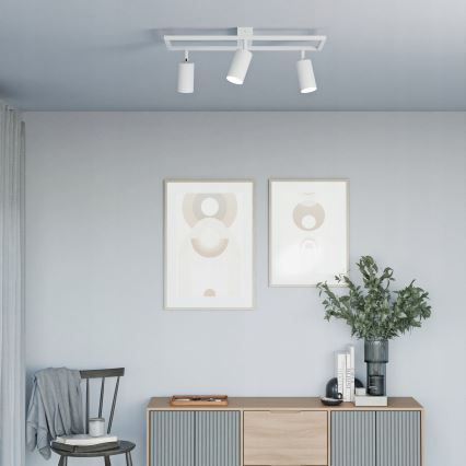 Plafondspot 3xGU10/30W/230V wit