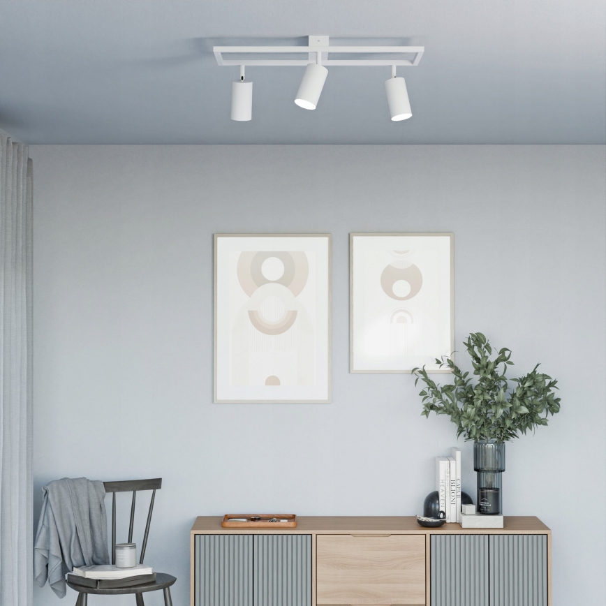 Plafondspot 3xGU10/30W/230V wit