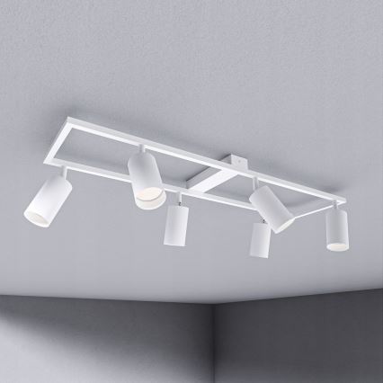 Plafondspot 6xGU10/30W/230V wit