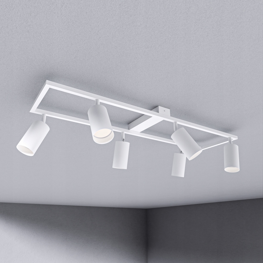 Plafondspot 6xGU10/30W/230V wit