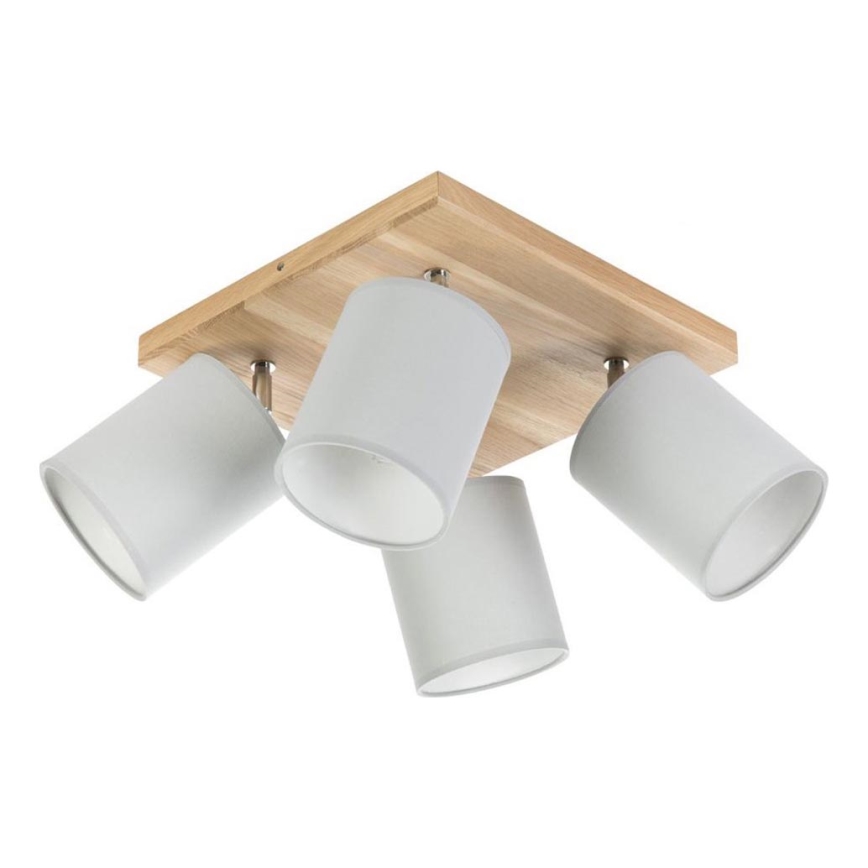 Plafondspot APRILLIA 4xE27/25W/230V /grijze den