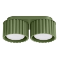 Plafondspot AURA 2xGX53/10W/230V groen