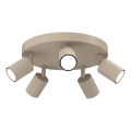 Plafondspot FUN 5xGU10/8W/230V beige