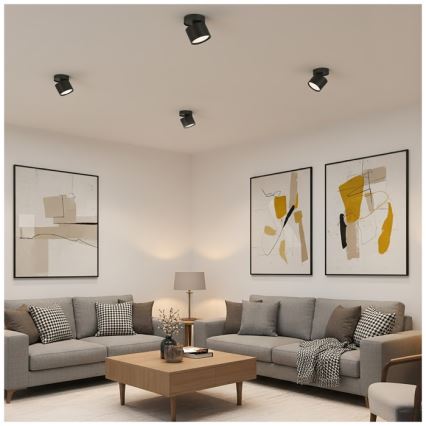 Plafondspot OH12F 1xGX53/35W/230V 8,5 cm zwart