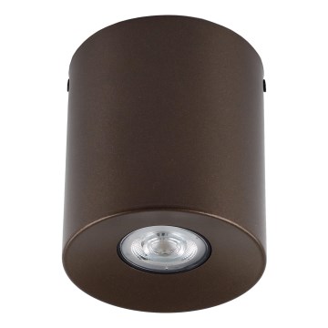 Plafondspot ORION 1xGU10/10W/230V 12,5 cm bruin