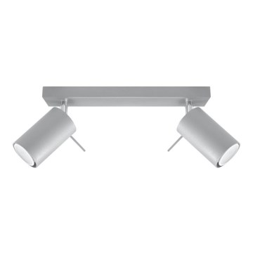 Plafondspot RING 2xGU10/10W/230V