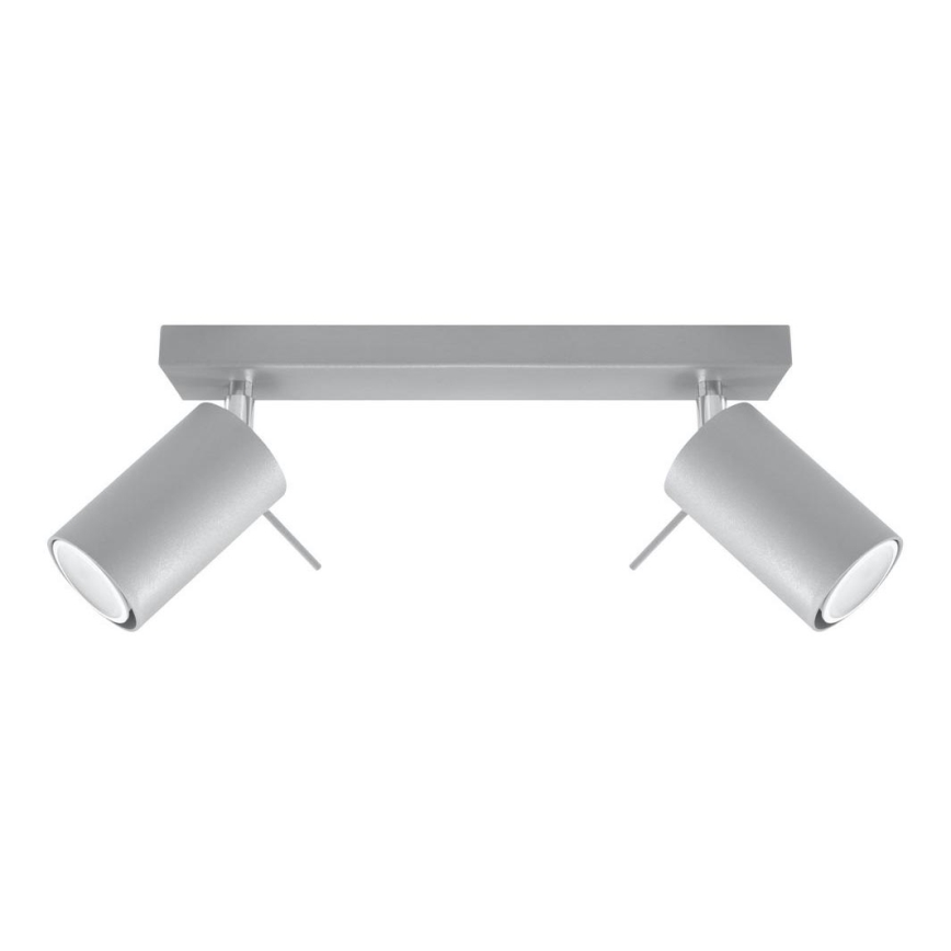 Plafondspot RING 2xGU10/10W/230V