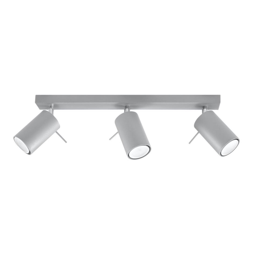 Plafondspot RING 3xGU10/10W/230V