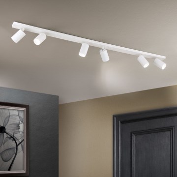 Plafondspot SEAN 6xGU10/13W/230V wit