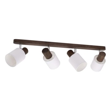 Plafondspot TRENDY 4xE27/15W/230V dennenhout