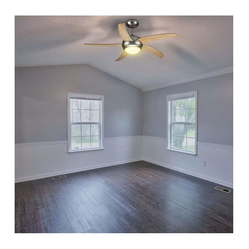 Plafondventilator 2xE27/20W/230V Ø 132 cm + afstandsbediening