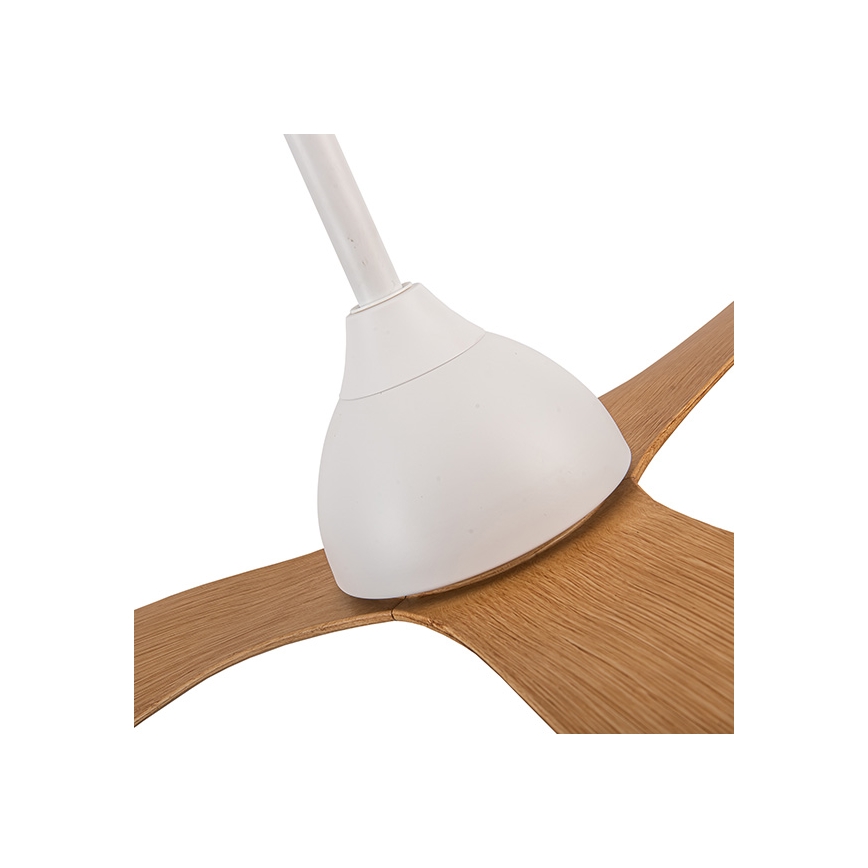 Plafondventilator diameter 132 cm beige/wit + afstandsbediening