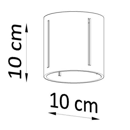 Plafondverlichting INEZ 1xG9/40W/230V wit