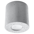 Plafondverlichting ORBIS 1xGU10/40W/230V beton