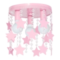 Plafondverlichting voor kinderen ELZA stars 3xE27/60W/230V rozig