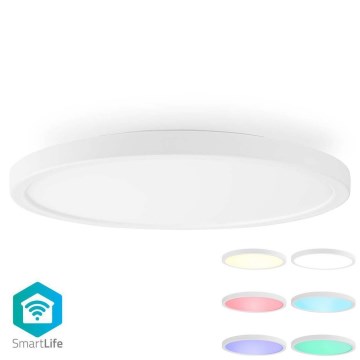 Plafonier RGBW à intensité variable SmartLife LED/18W/230V 2700-6500K Wi-Fi Tuya