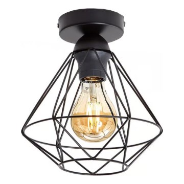 Plafonnier 1xE27/40W/230V noir