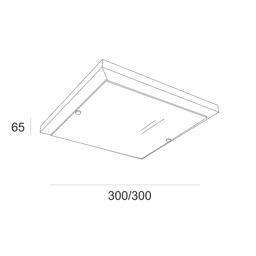Plafonnier 1xE27/60W/230V pin