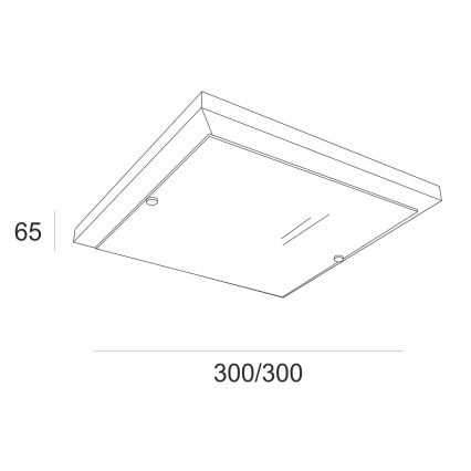 Plafonnier 1xE27/60W/230V hêtre