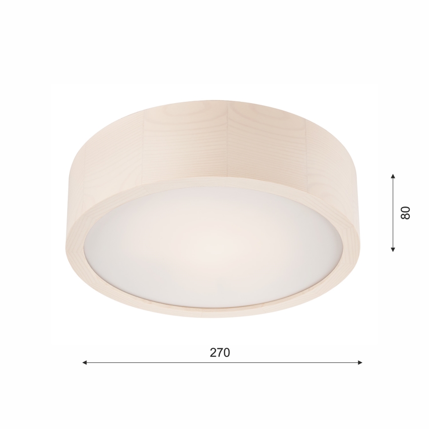 Plafonnier 1xE27/60W/230V pin 