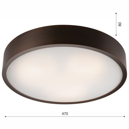 Plafonnier 3xE27/60W/230V pin