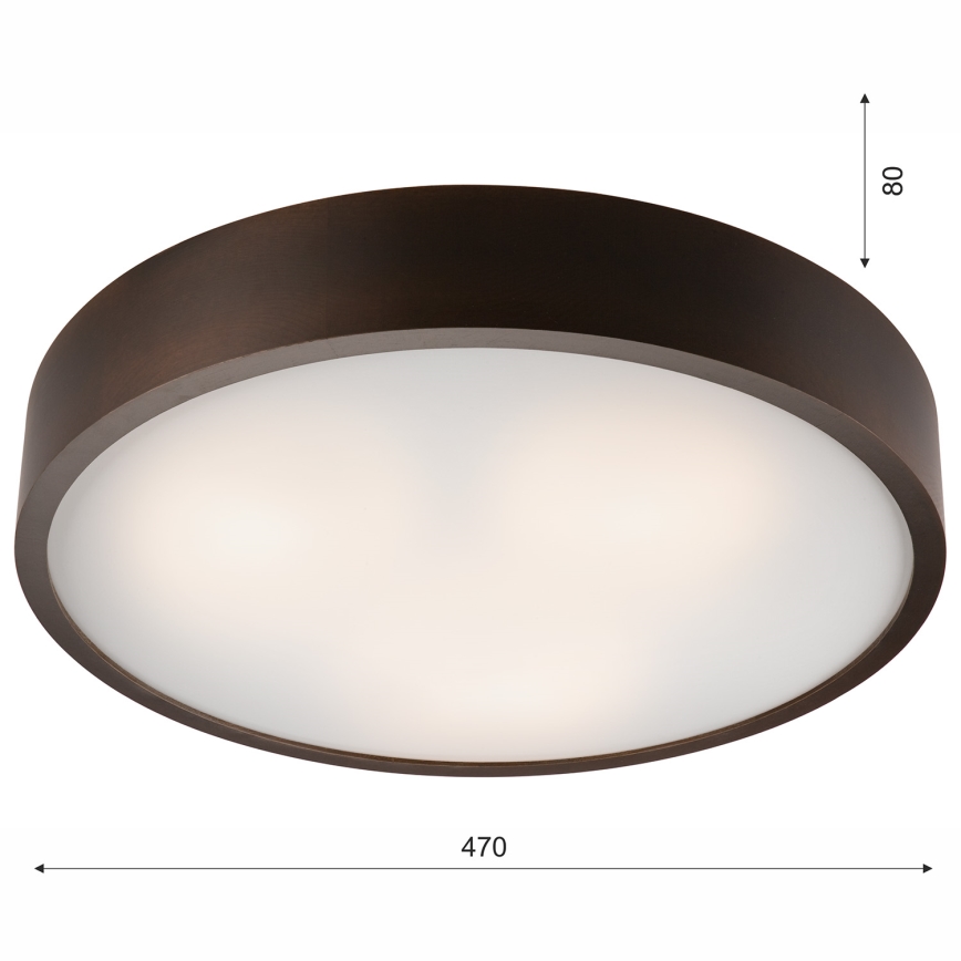Plafonnier 3xE27/60W/230V pin