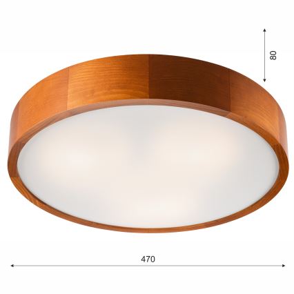 Plafonnier 3xE27/60W/230V pin