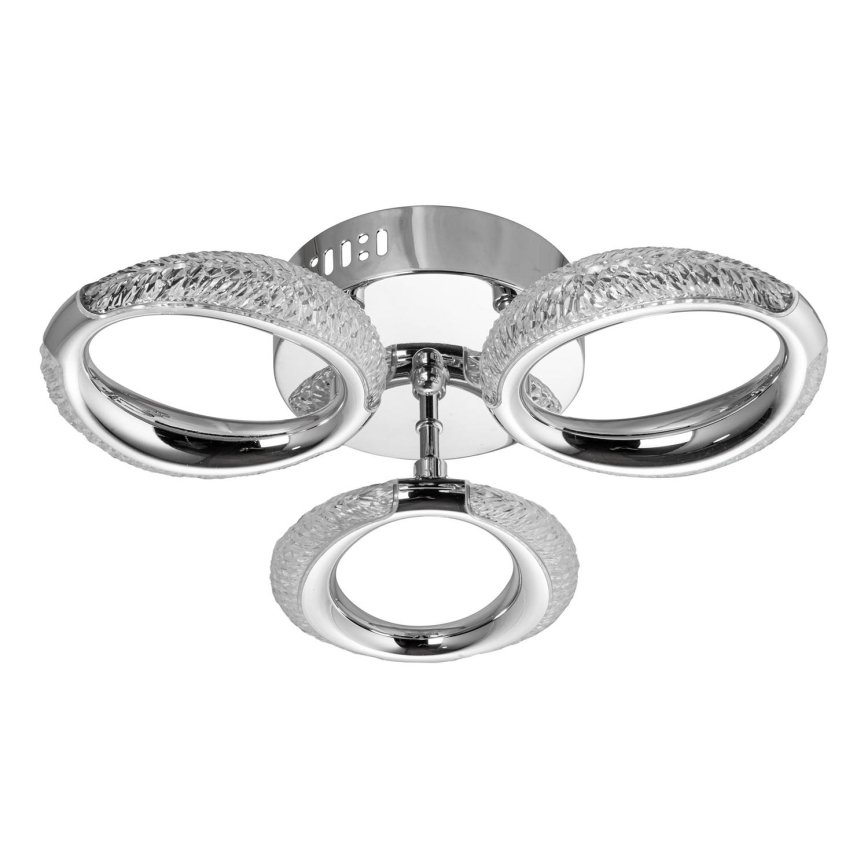 Plafonnier 3xLED/14W/230V 3000-5000K d. 35 cm chrome brillant