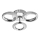 Plafonnier 3xLED/14W/230V 3000-5000K d. 35 cm chrome brillant