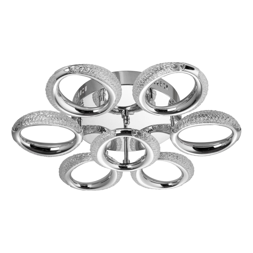 Plafonnier 7xLED/14W/230V 3000-5000K d. 50 cm chrome brillant