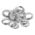 Plafonnier 9xLED/14W/230V 3000-5000K d. 53 cm chrome brillant