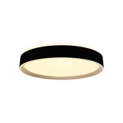 Plafonnier à intensité variable avec commande vocale OPAL LED/48W/230V 2700-6500K noir + Télécommande