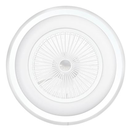 Plafonnier à intensité variable avec un ventilateur ZONDA LED/48W/230V 3000-6000K blanc + télécommande