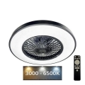 Plafonnier à intensité variable avec ventilateur OPAL LED/72W/230V 3000-6500 + télécommande