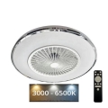 Plafonnier à intensité variable avec ventilateur OPAL LED/72W/230V 3000-6500K + Télécommande