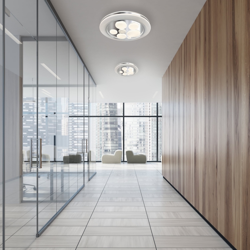 Plafonnier à intensité variable BUBBLES LED/48W/230V + télécommande