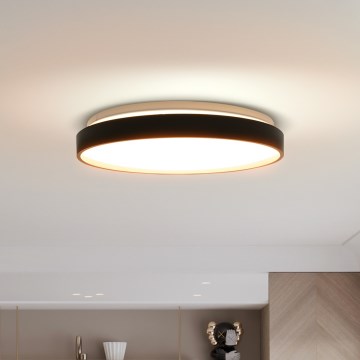 Plafonnier à intensité variable CALA LED/48W/230V 3000-6500K noir/doré + télécommande