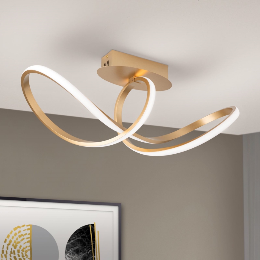 Plafonnier à intensité variable CIRCUS LED/30W/230V doré