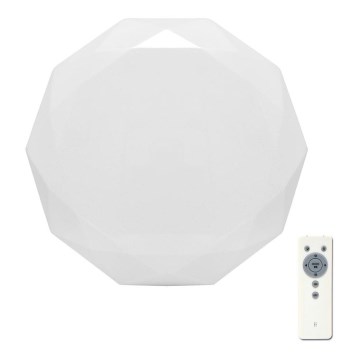 Plafonnier à intensité variable DIAMANT LED/80W/230V + télécommande