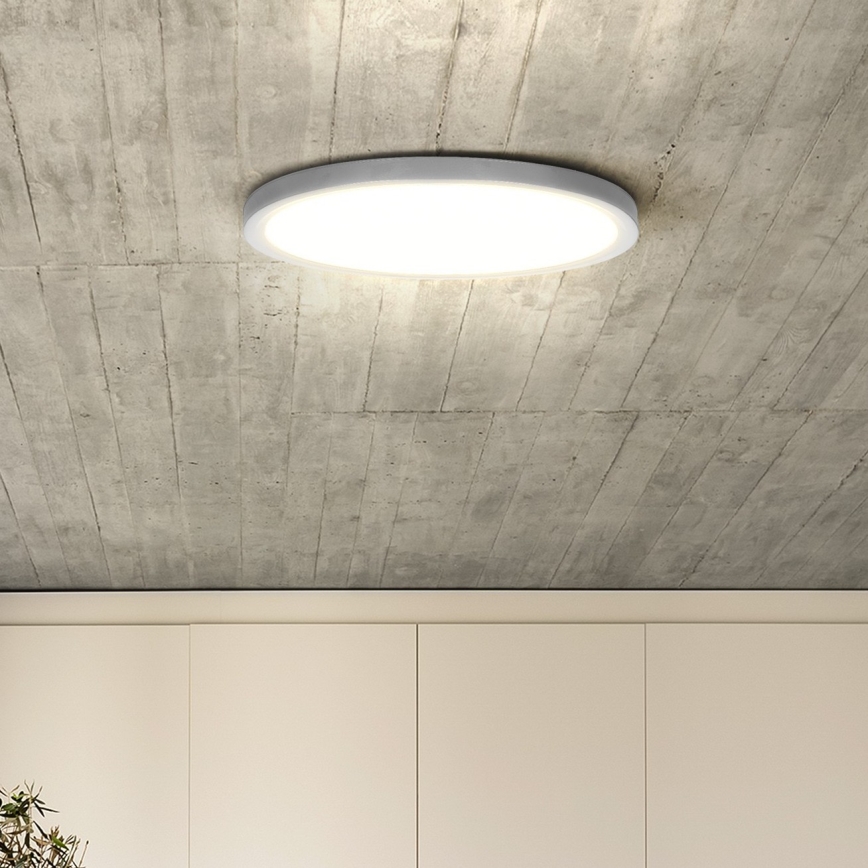 Plafonnier à intensité variable ESTELA LED/36W/230V d. 30 cm blanc + télécommande